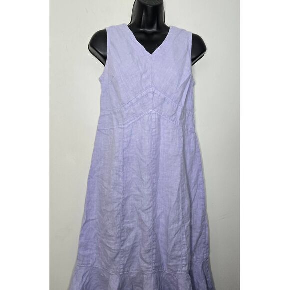 California Threads Linen Dress Size XS Sleeveless Whimsical - Picture 2 of 6